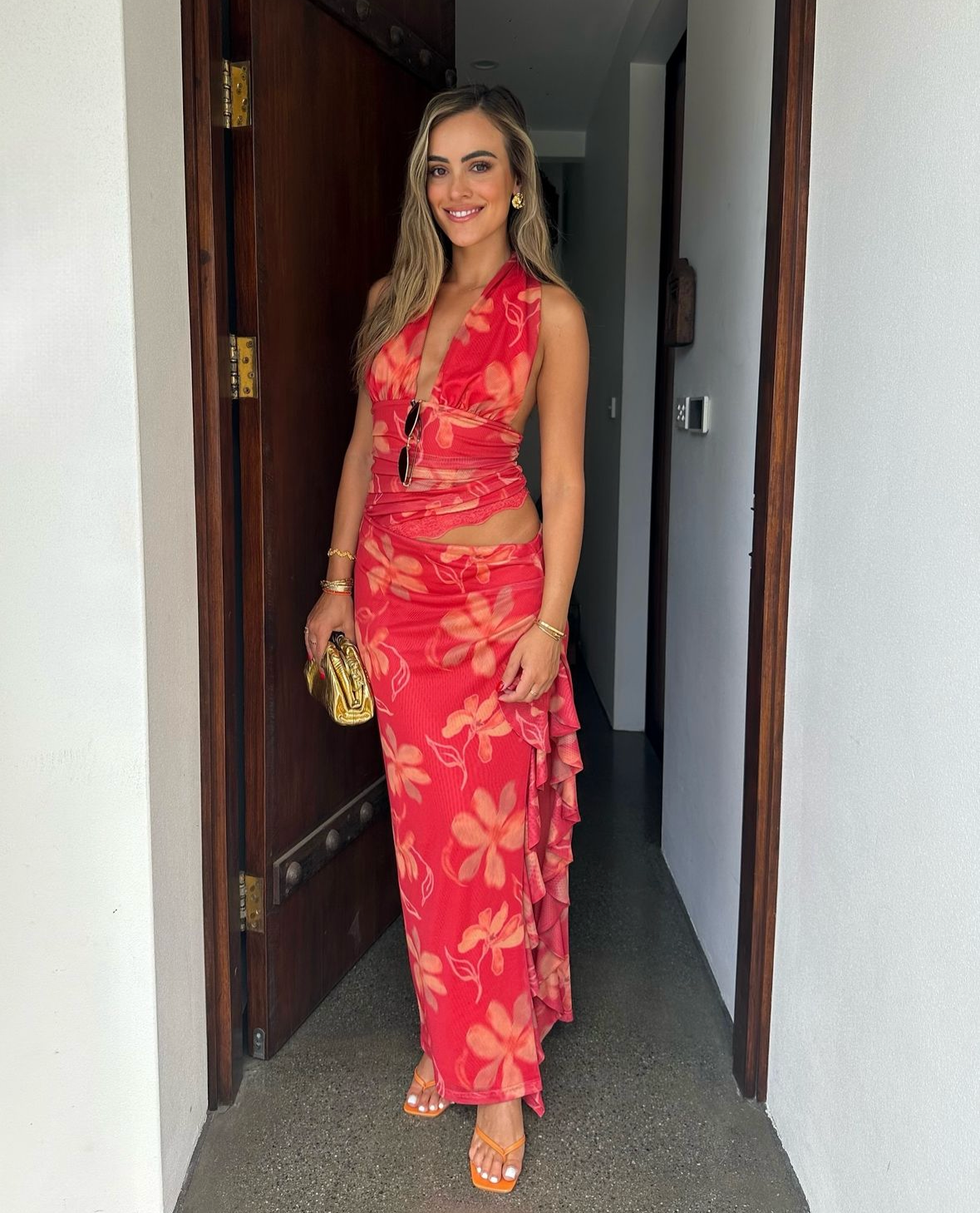 benni red dress BENNI