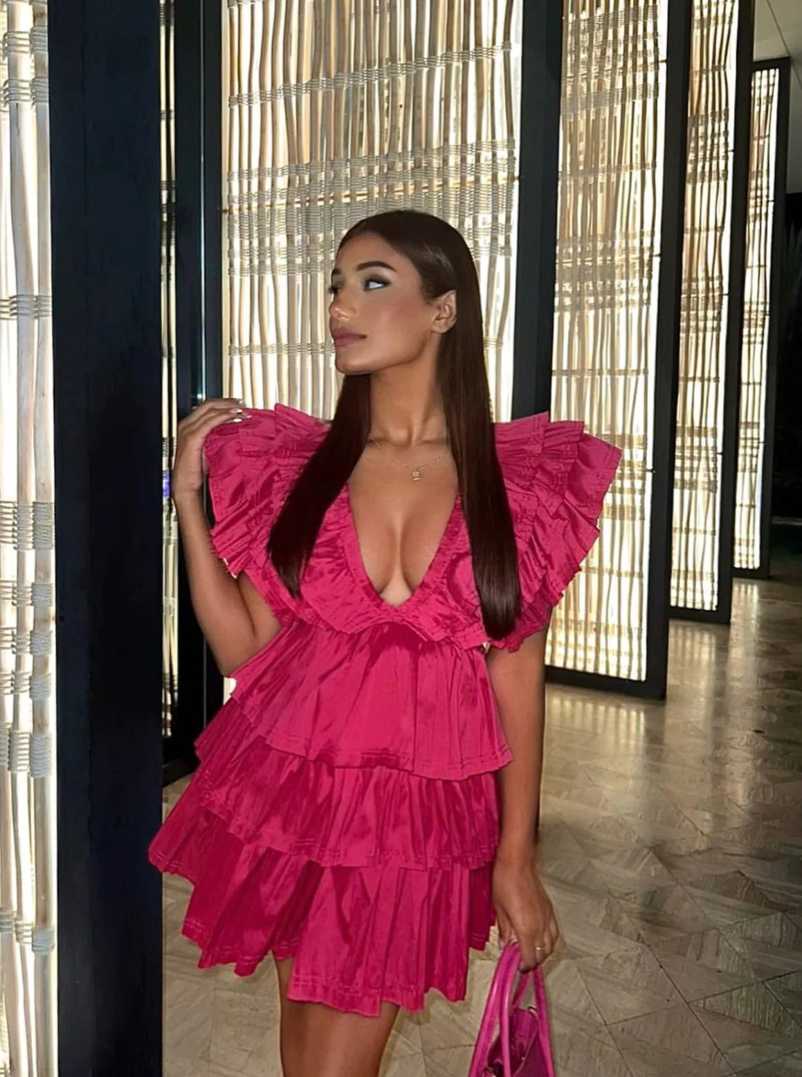 Rhythmic Frilled Mini