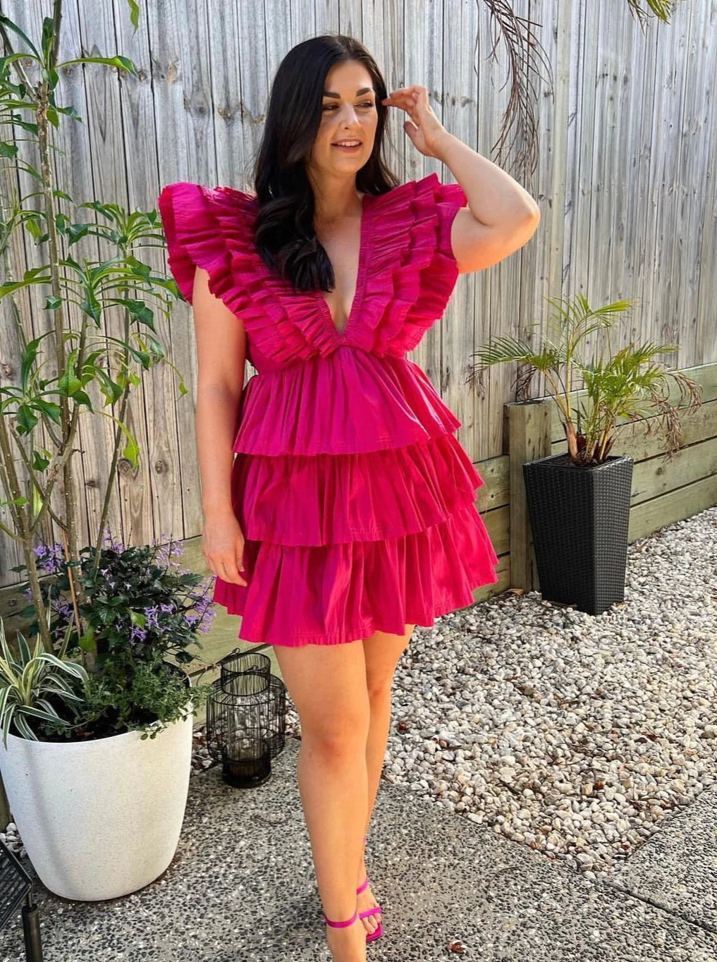 Rhythmic Frilled Mini