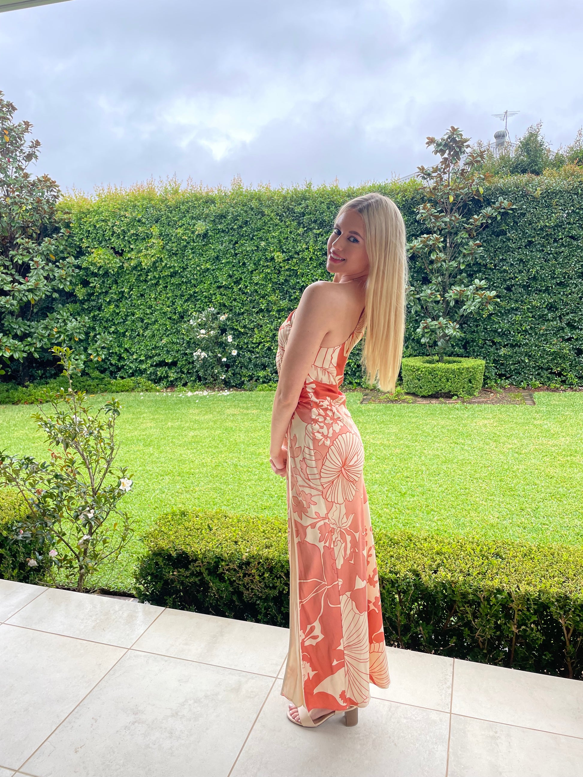 Sir The Label Como Asymmetrical Midi Dress in Paradiso Print Hills Shire Hire Sir The Label Como Asymmetrical Midi Dress in Paradiso Print Hills Shire Hire