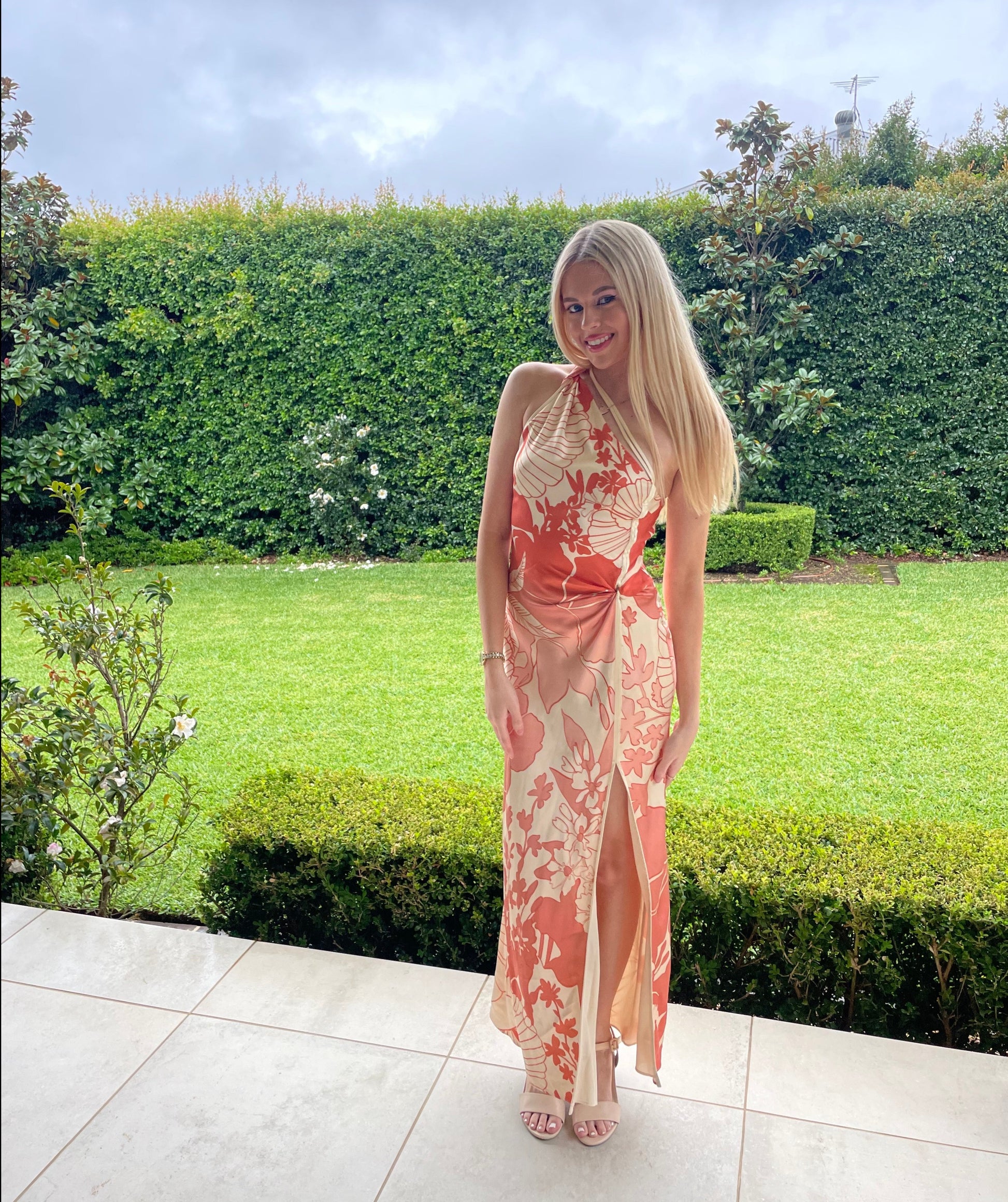 Sir The Label Como Asymmetrical Midi Dress in Paradiso Print Hills Shire Hire Sir The Label Como Asymmetrical Midi Dress in Paradiso Print Hills Shire Hire