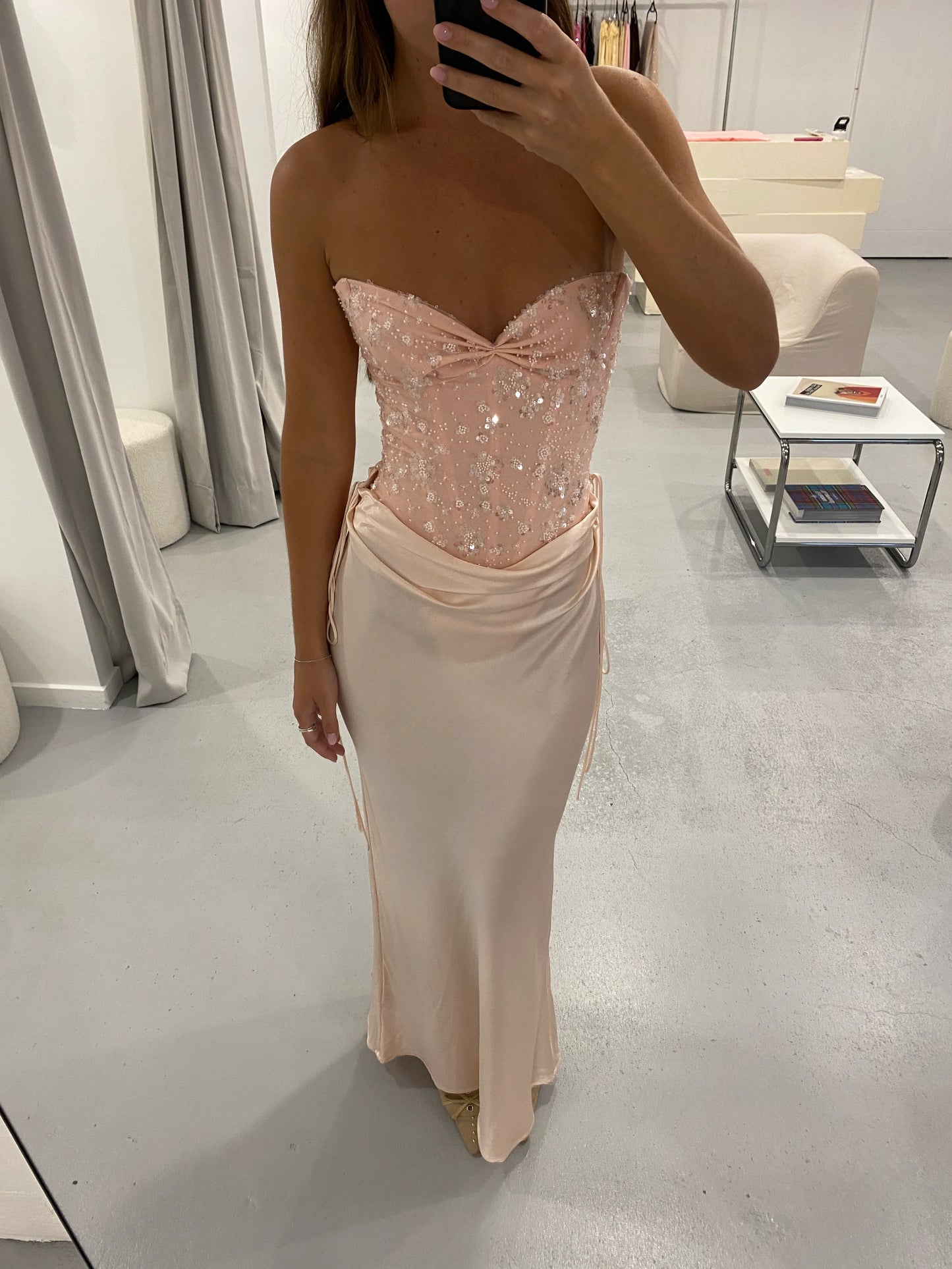 Verity Bustier and Evelyn Maxi Skirt