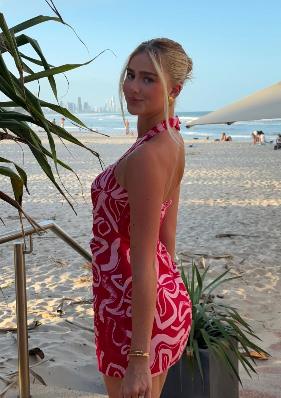 kookai fleur mini dress Kookai Soley Rouched Mini Dress – Hills Shire Hire