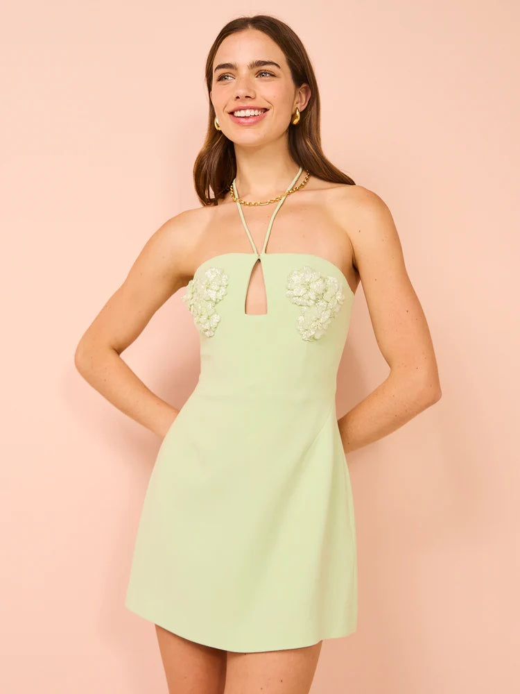 Rachel Gilbert Lucie Mini Dress In Seafoam Size 2 Hills Shire Hire Rachel Gilbert Lucie Mini Dress In Seafoam Size 2 Hills Shire Hire
