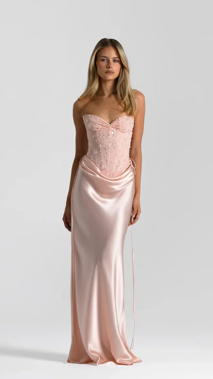 Verity Bustier and Evelyn Maxi Skirt