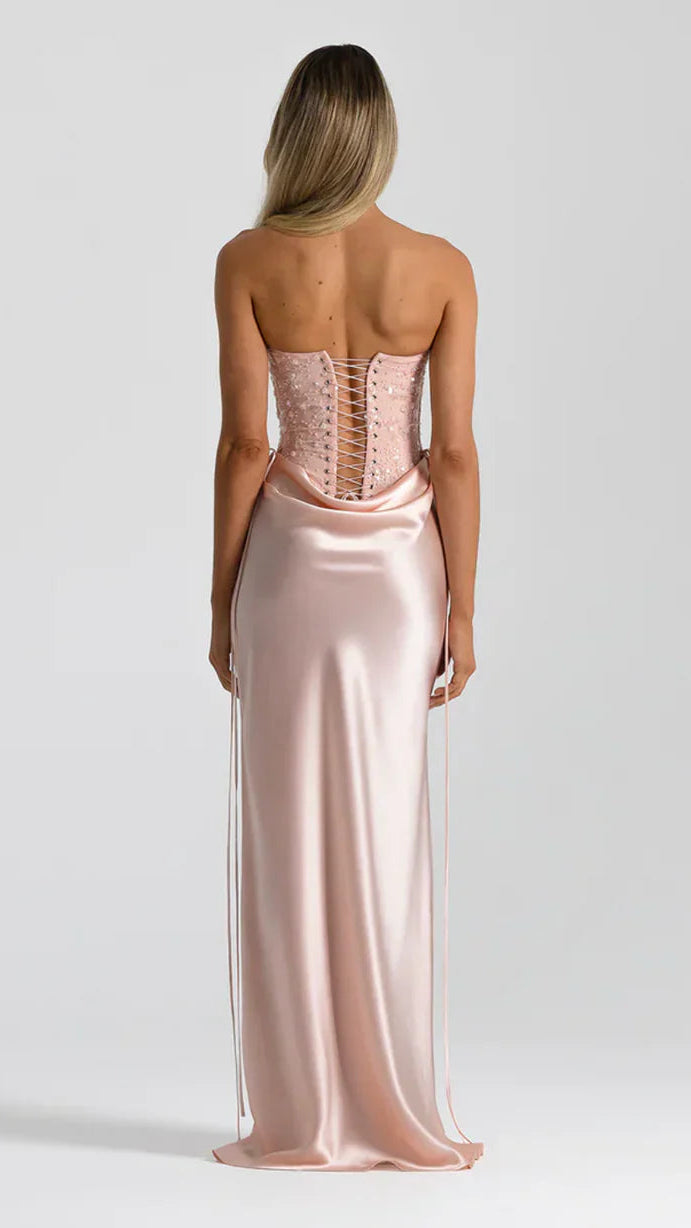 Verity Bustier and Evelyn Maxi Skirt