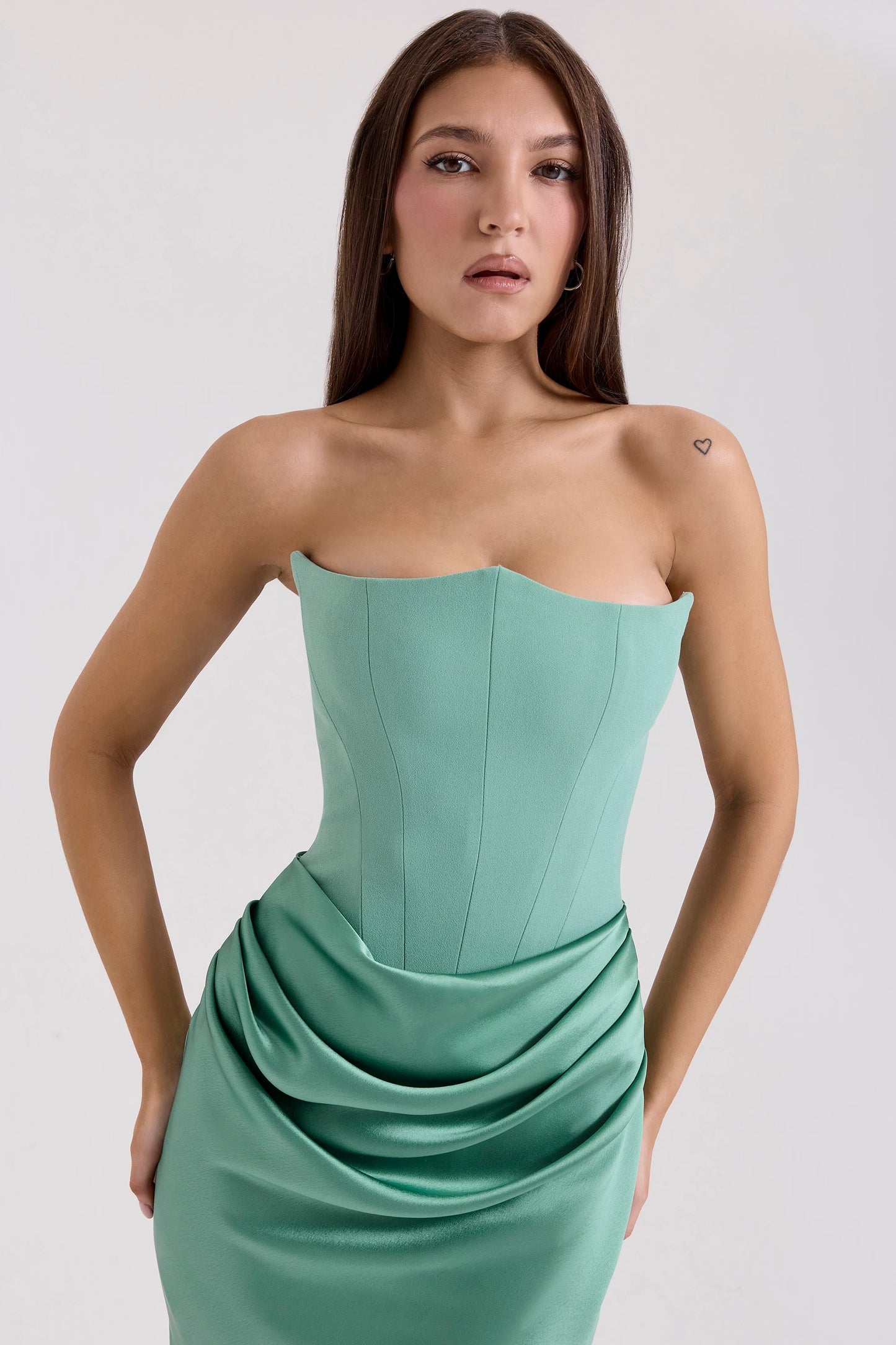 Persephone Corset Maxi (Green)